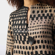 Joseph Ribkoff Geometric Print Trapeze Jacket - Style 251178