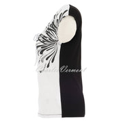 Dolcezza 'Time For A Martini' Drawstring V-Neck Top - Style 25120