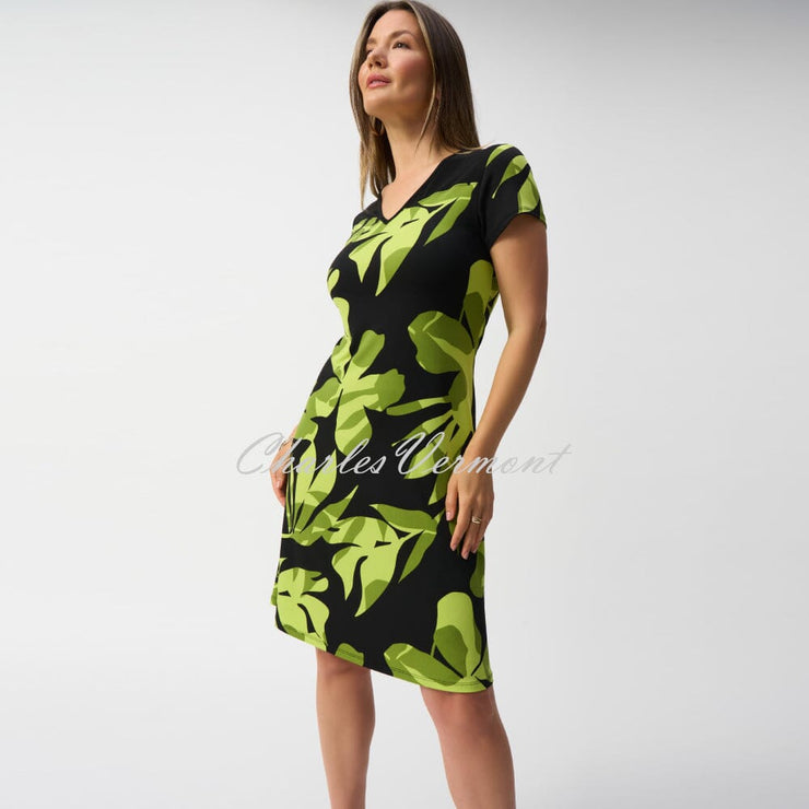 Joseph Ribkoff Tropical Print Dress - Style 251200