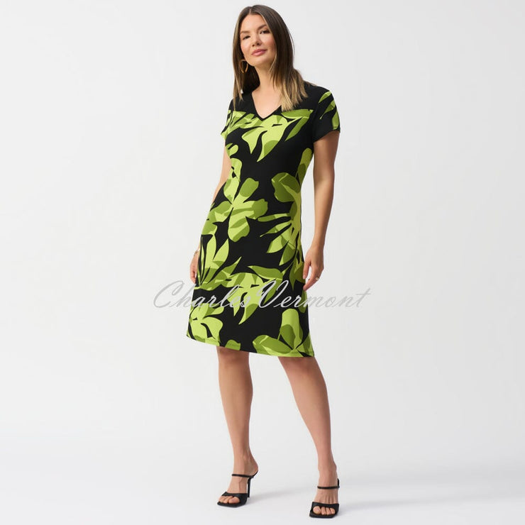 Joseph Ribkoff Tropical Print Dress - Style 251200