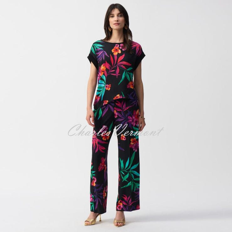 Joseph Ribkoff Tropical Print Top - Style 251214