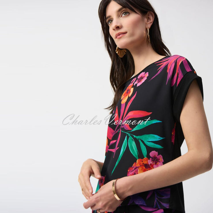 Joseph Ribkoff Tropical Print Top - Style 251214