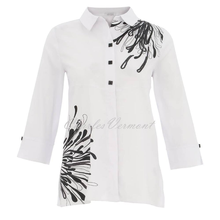 Dolcezza 'Time For A Martini' Sequin Blouse - Style 25124