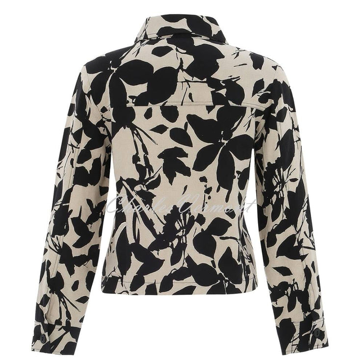 Dolcezza 'Garden In The Moonlight' Linen Mix Button Jacket - Style 25142