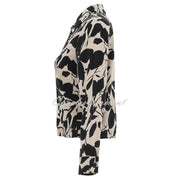 Dolcezza 'Garden In The Moonlight' Linen Mix Button Jacket - Style 25142