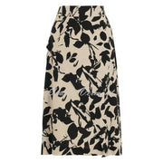 Dolcezza 'Garden In The Moonlight' Linen Mix Mock Wrap Skirt - Style 25143