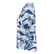 Dolcezza 'Blue Lotus' Patterned Blouse - Style 25150