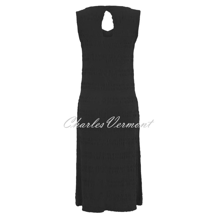 Dolcezza 'On The Boardwalk' Seersucker Dress - Style 25163 (Black)