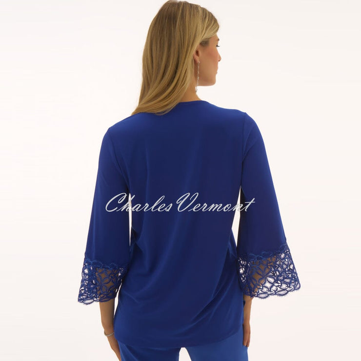 Joseph Ribkoff Top With Lace Sleeve Detail - Style 251785