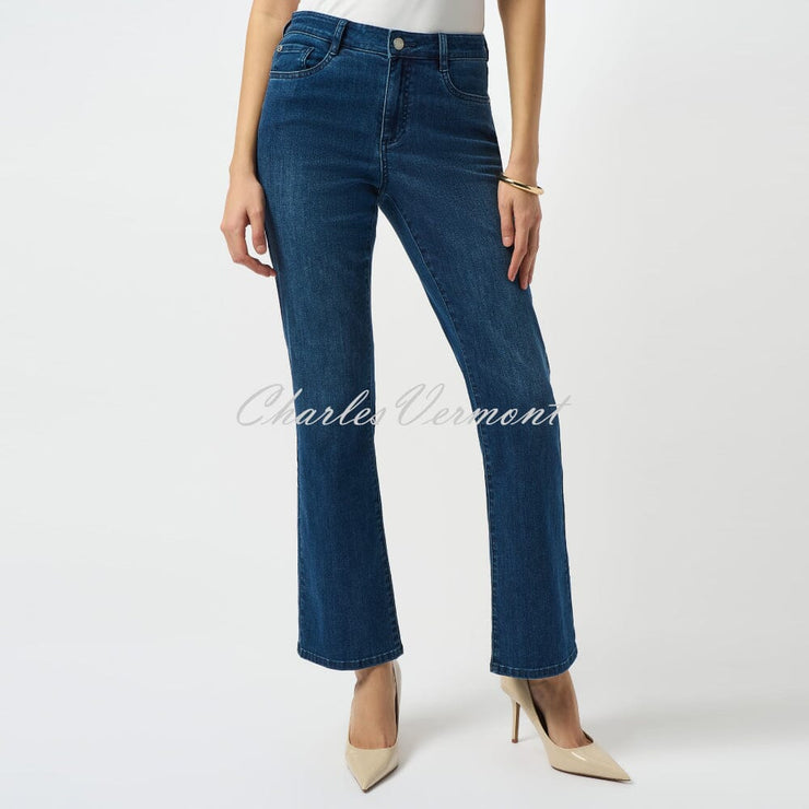Joseph Ribkoff Classic Bootcut Stretch Jean - Style 251967 (Mid Denim Blue)