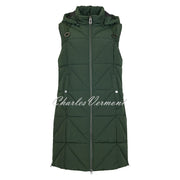 Frandsen Longline Gilet - Style 339-561-89 (Dark Green)
