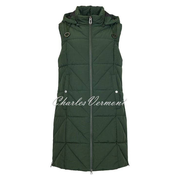 Frandsen Longline Gilet - Style 339-561-89 (Dark Green)