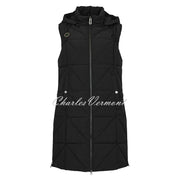 Frandsen Longline Gilet - Style 339-561-90 (Black)