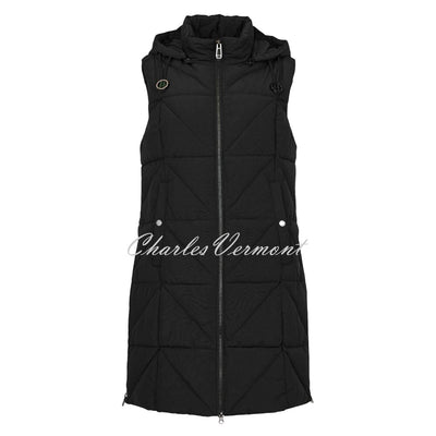 Frandsen Longline Gilet - Style 339-561-90 (Black)