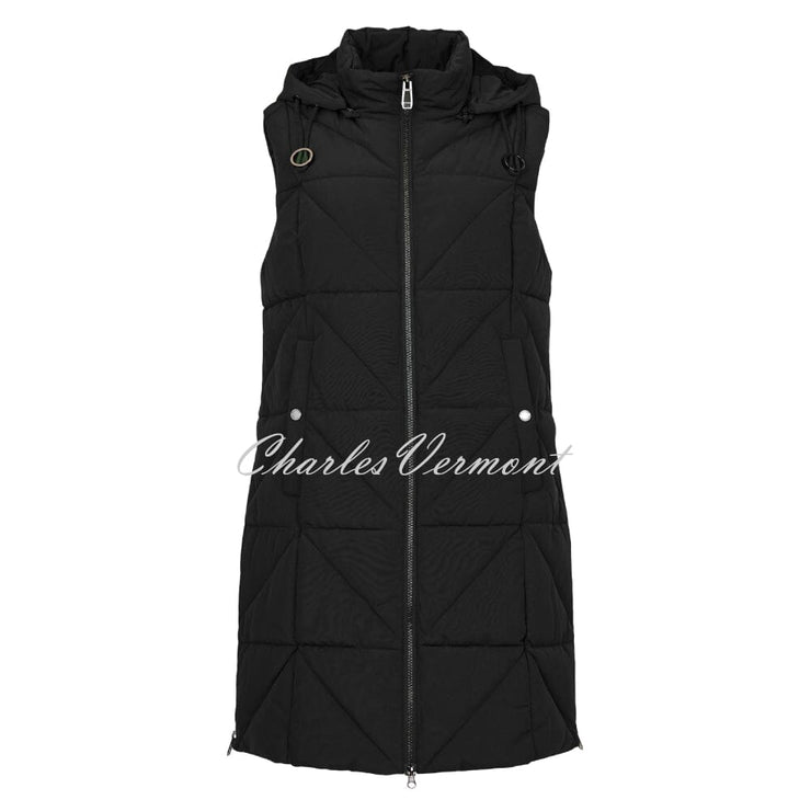 Frandsen Longline Gilet - Style 339-561-90 (Black)