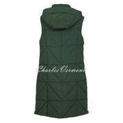 Frandsen Longline Gilet - Style 339-561-89 (Dark Green)