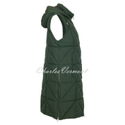 Frandsen Longline Gilet - Style 339-561-89 (Dark Green)