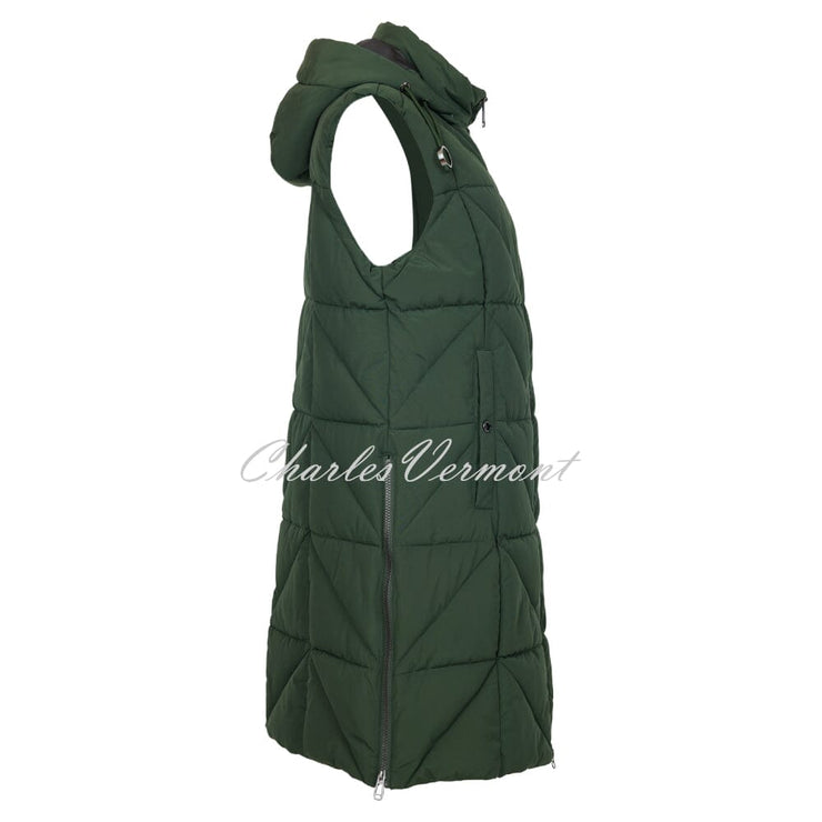 Frandsen Longline Gilet - Style 339-561-89 (Dark Green)