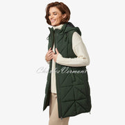 Frandsen Longline Gilet - Style 339-561-89 (Dark Green)
