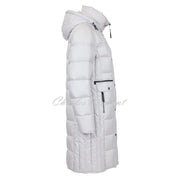 Normann Quilted Down Coat with Detachable Hood - Style 8823-800-93