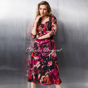 Tia Abstract Print Mesh Dress - Style 78115-7994-47