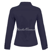 Dolcezza Denim Jacket with Embroidery - Style 25201 (Navy)