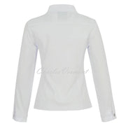 Dolcezza Denim Jacket with Embroidery - Style 25201 (White)