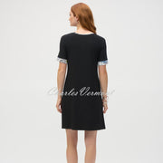 Joseph Ribkoff Newspaper Print Dress - Style 252026
