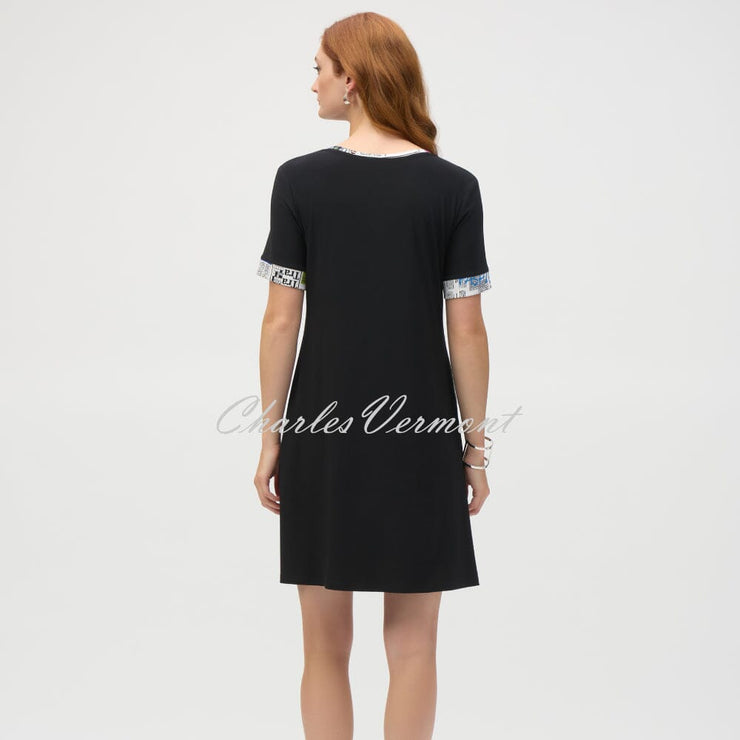 Joseph Ribkoff Newspaper Print Dress - Style 252026