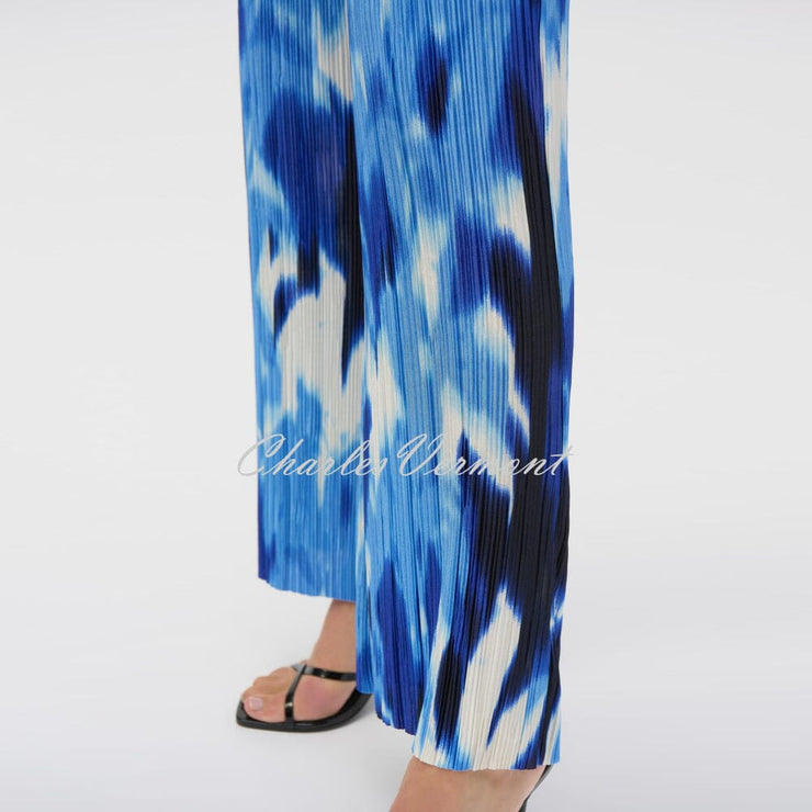 Joseph Ribkoff Plissé Wide Leg Trouser - Style 252138