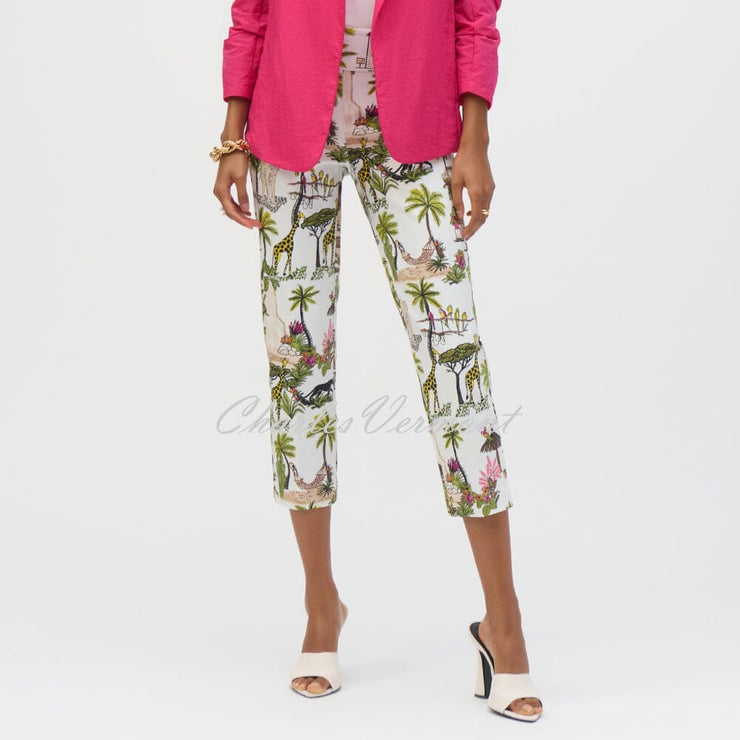 Joseph Ribkoff Safari Print Trouser - Style 252232