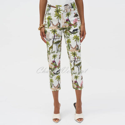 Joseph Ribkoff Safari Print Trouser - Style 252232