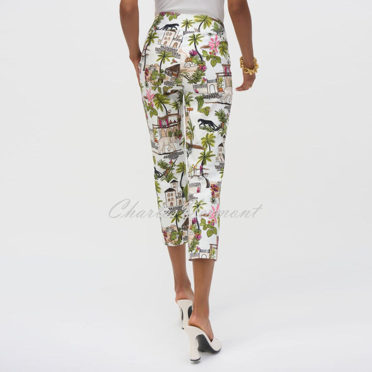 Joseph Ribkoff Safari Print Trouser - Style 252232