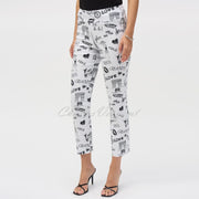 Joseph Ribkoff Paris Print Trouser - Style 252233