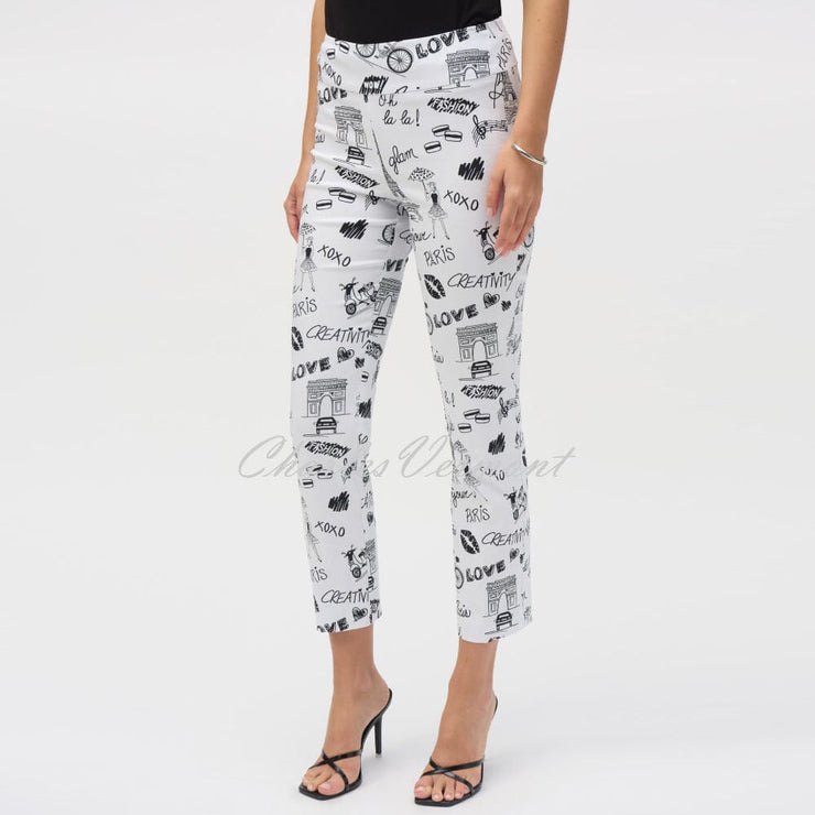 Joseph Ribkoff Paris Print Trouser - Style 252233