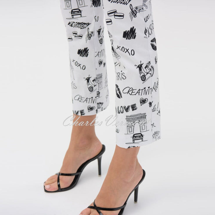 Joseph Ribkoff Paris Print Trouser - Style 252233