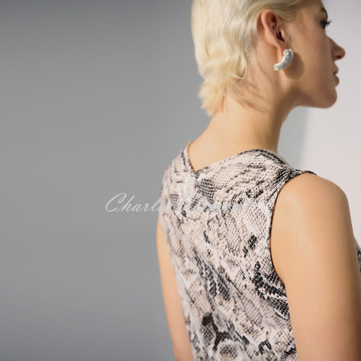Joseph Ribkoff Python Print Sleeveless Top - Style 252243
