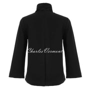 Dolcezza 'Cosy Essentials' Button Jacket - Style 25241 (Black)