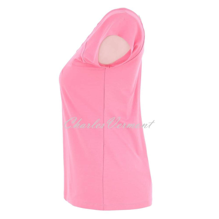 Dolcezza V-Neck Top - Style 25250 (Rose Pink)