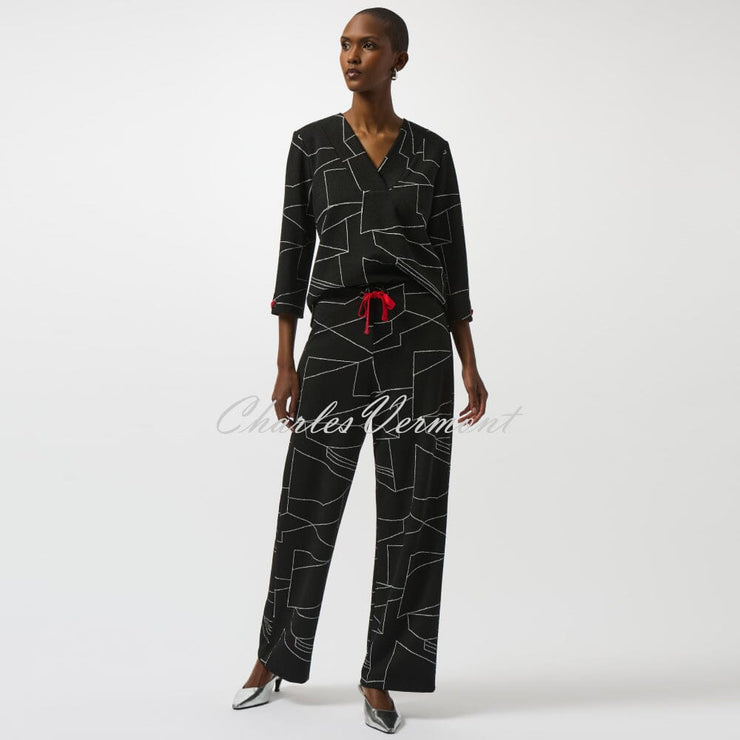 Joseph Ribkoff Geometric Wide Leg Trouser - Style 253080
Joseph Ribkoff Geometric Top - Style 253079