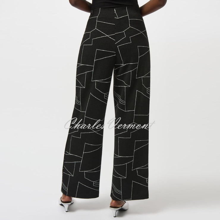 Joseph Ribkoff Geometric Wide Leg Trouser - Style 253080