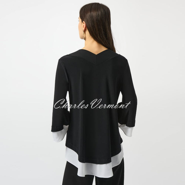 Joseph Ribkoff Colour Block Flared Top - Style 253082