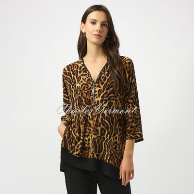 Joseph Ribkoff Animal Print Tunic Top - Style 253113