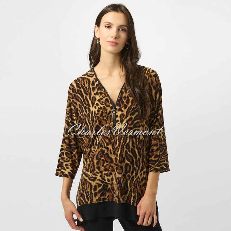 Joseph Ribkoff Animal Print Tunic Top - Style 253113