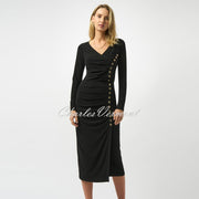 Joseph Ribkoff Pencil Skirt With Faux Button Detailing - Style 253147