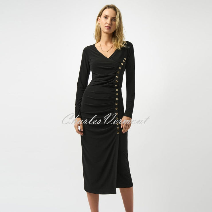 Joseph Ribkoff Pencil Skirt With Faux Button Detailing - Style 253147