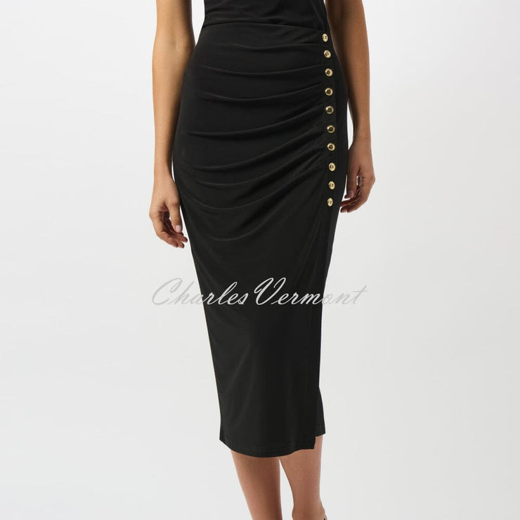 Joseph Ribkoff Pencil Skirt With Faux Button Detailing - Style 253147