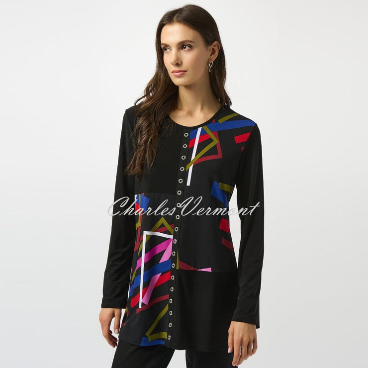 Joseph RIbkoff Geometric Print Tunic Top - Style 253172