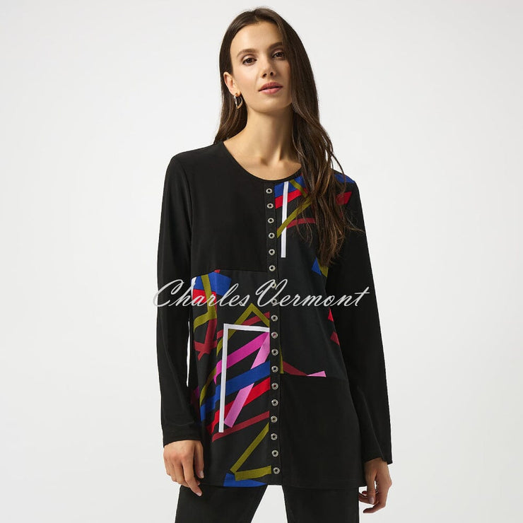Joseph RIbkoff Geometric Print Tunic Top - Style 253172