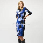 Joseph Ribkoff Plaid Print Dress - Style 253278